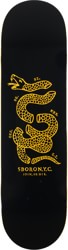 5boro Join Or Die 8.5 Skateboard Deck - black/yellow