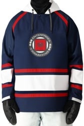 686 Waterproof Slapshot Hoodie - navy colorblock