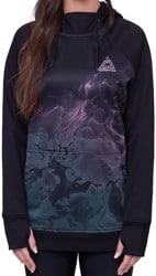 686 Women's Bonded Fleece Pullover Hoodie (Closeout) - black