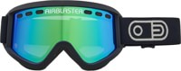 Airblaster Air Goggles - black matte/green air radium lens