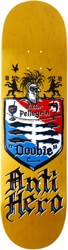 Anti-Hero Doobie Coat Of Arms 8.62 Skateboard Deck - yellow