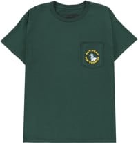 Anti-Hero Pigeon Round Pocket T-Shirt - forest green