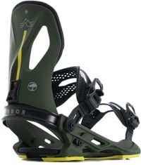 Arbor Cypress Snowboard Bindings 2025 - (pat moore) green/black