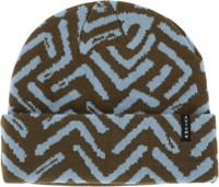 Autumn Geo Beanie - army