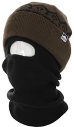 Autumn Mask Beanie - black army