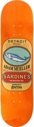 Bacon Skateboards Mueller Sardines 8.5 Skateboard Deck - orange