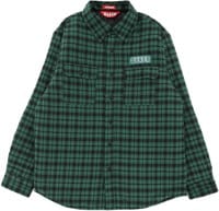 Baker Brand Logo Insulated Flannel Jacket - green