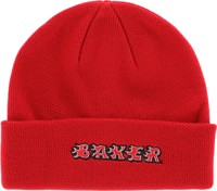 Baker Flames Beanie - red