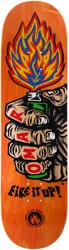 Black Label Hassan Fire It Up 8.75 Skateboard Deck - orange