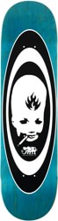 Black Label Thumbhead Oval 8.5 Skateboard Deck - teal