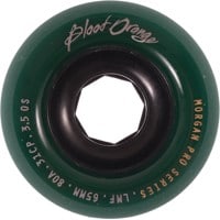 Blood Orange Morgan Pro Longboard Wheels - midnight green (80a)