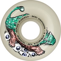 Bones Boo Pro X-Formula V6 Widecut Skateboard Wheels - dino-sorta (99a)