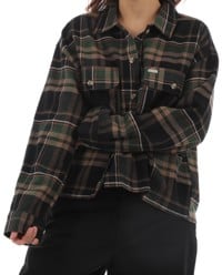 Brixton Women's Bowery Flannel - black/pine needle