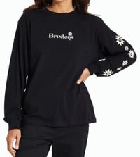 Brixton Women's Gretel L/S Boyfriend T-Shirt - black