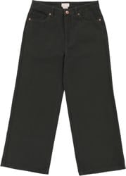 Brixton Women's Margo Cropped 5 Pocket Pants - washed black