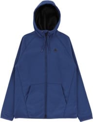 Burton Crown Weatherproof Fleece Full Zip Hoodie - nightfall