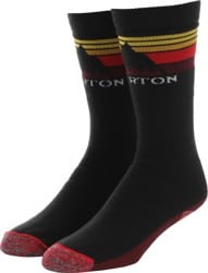 Burton Emblem Midweight Snowboard Socks - true black