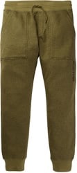 Burton Oak Fleece Pants - martini olive heather