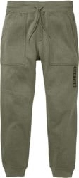 Burton Oak Fleece Pants - forest moss heather