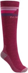 Burton Women's Emblem Midweight Snowboard Socks - sangria