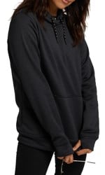 Burton Women's Oak Pullover Hoodie - true black heather