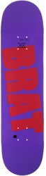 Carpet BRAT 8.0 Skateboard Deck - purple