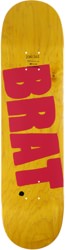 Carpet BRAT 8.1 Skateboard Deck - yellow stain