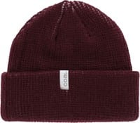 Coal Frena Beanie - aubergine rib