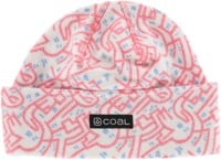 Coal Kids New Jack Fleece Beanie - red and blue dance party