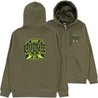 Creature Crete-Ture DIY Zip Hoodie - army