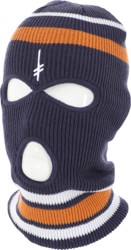 Deathwish Gang Logo Ski Mask - navy/orange