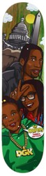 DGK The Harpers Street Soldier 8.0 Skateboard Deck - green