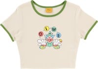 Dime Women's Carnival Baby T-Shirt - off-white