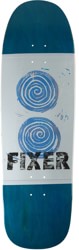 Fixer Spirals 9.8 Skateboard Deck - blue