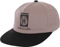 Former Brainscan Strapback Hat - black mushroom