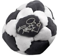 Frog Hacky Sack - black/white