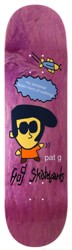 Frog Pat G Super Hero 8.25 Skateboard Deck - purple