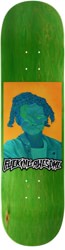 Fucking Awesome Beatrice Painting 8.25 Skateboard Deck - green