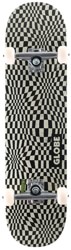 Globe Checked Out 8.0 Complete Skateboard - black/off white