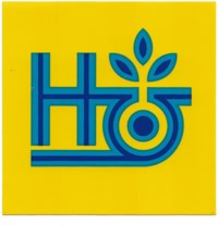 Habitat Tritone Pod Sticker - yellow