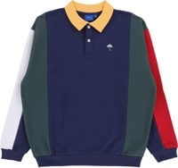 Helas Carlton L/S Polo Shirt - navy