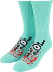 Heroin Curb Killer Sock - teal