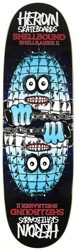 Heroin Shellbound 9.5 Symmetrical Shape Skateboard Deck