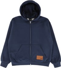 HUF Carrington Thermal Lined Zip Hoodie - navy