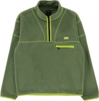 HUF Elysian Quarter Zip Fleece Jacket - avocado