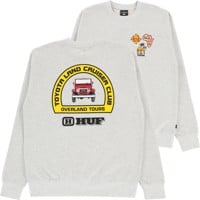 HUF Toyota Land Cruiser Overland Touring Crew Sweatshirt - ash