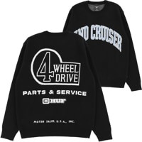 HUF Toyota Land Cruiser Parts & Service Knit Sweater - black