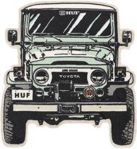 HUF Toyota Land Cruiser Sixties Rug - multi