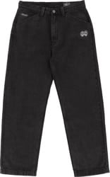 Krooked Eyes Denim Twill Jeans - black