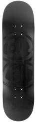 Krooked Team Eyes 8.5 Skateboard Deck - black dipped